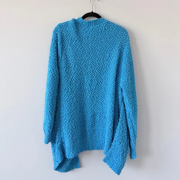 Zenana Blue Textured Cardigan - Picture 2 of 2